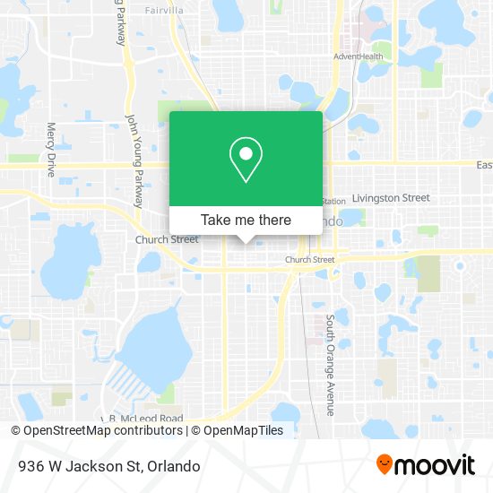 Mapa de 936 W Jackson St