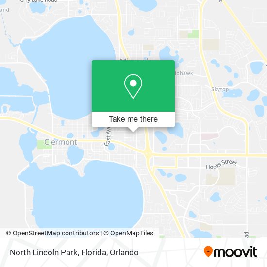 North Lincoln Park, Florida map