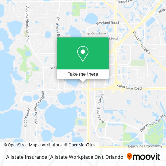 Mapa de Allstate Insurance (Allstate Workplace Div)