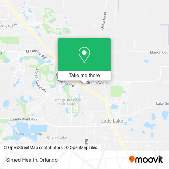 Simed Health map