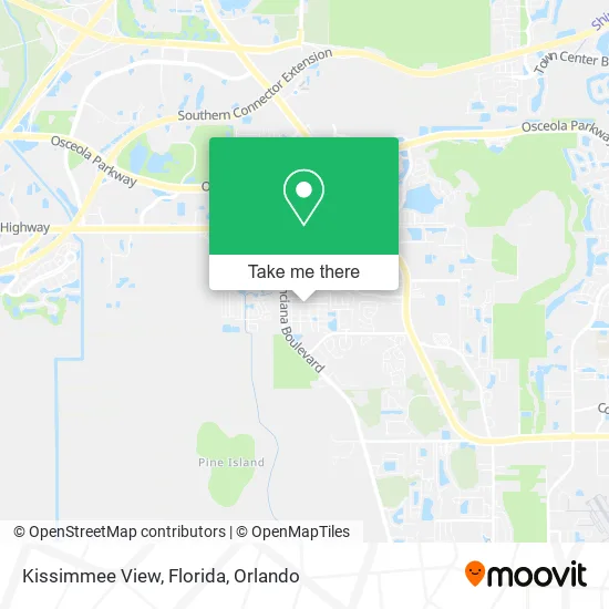 Kissimmee View, Florida map