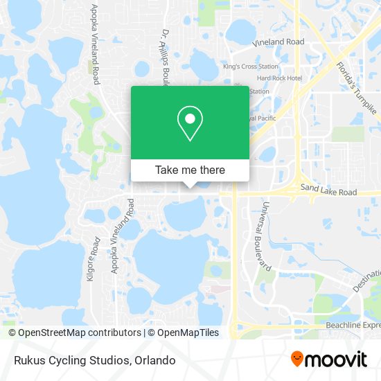 Rukus Cycling Studios map