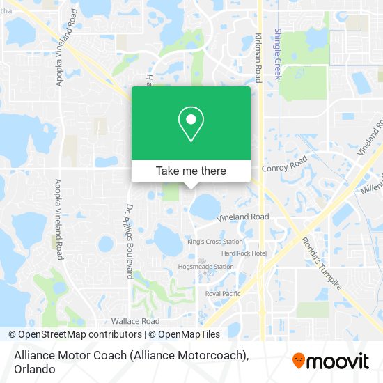 Alliance Motor Coach (Alliance Motorcoach) map