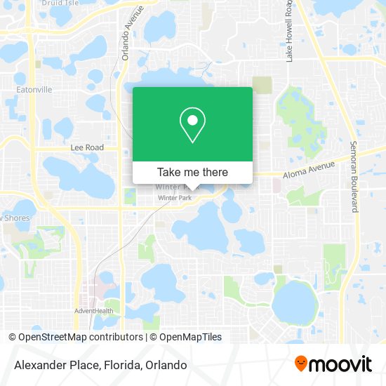 Mapa de Alexander Place, Florida