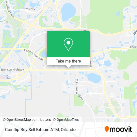 Mapa de Coinflip Buy Sell Bitcoin ATM