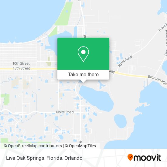 Mapa de Live Oak Springs, Florida