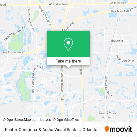 Mapa de Rentex Computer & Audio Visual Rentals