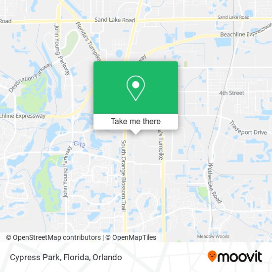 Cypress Park, Florida map