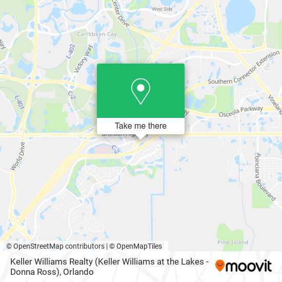 Keller Williams Realty (Keller Williams at the Lakes - Donna Ross) map