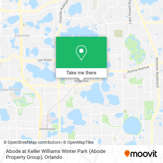Mapa de Abode at Keller Williams Winter Park (Abode Property Group)