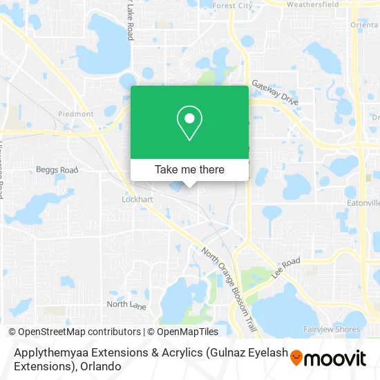 Applythemyaa Extensions & Acrylics (Gulnaz Eyelash Extensions) map