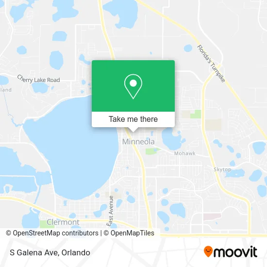 Mapa de S Galena Ave