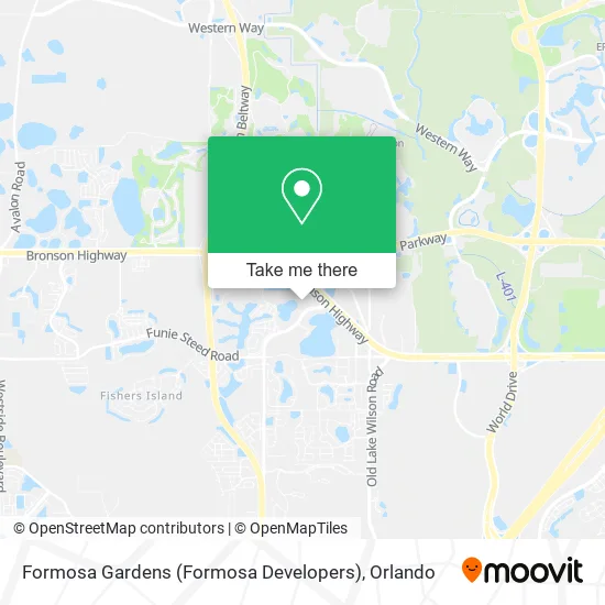 Mapa de Formosa Gardens (Formosa Developers)