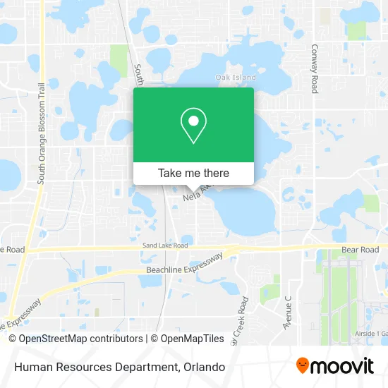 Human Resources Department map