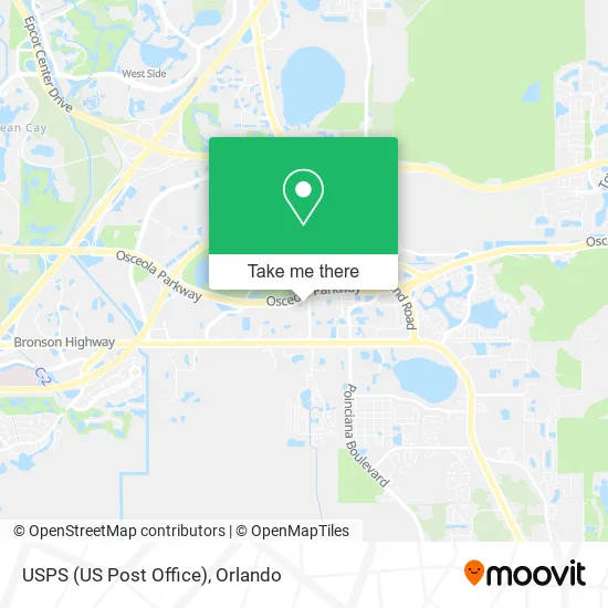 Mapa de USPS (US Post Office)