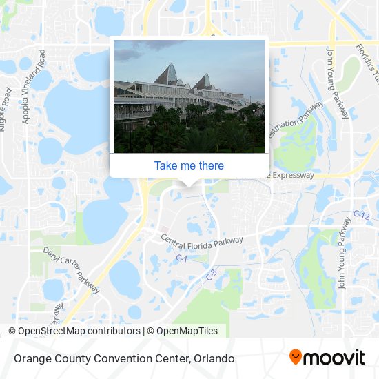Orange County Convention Center map