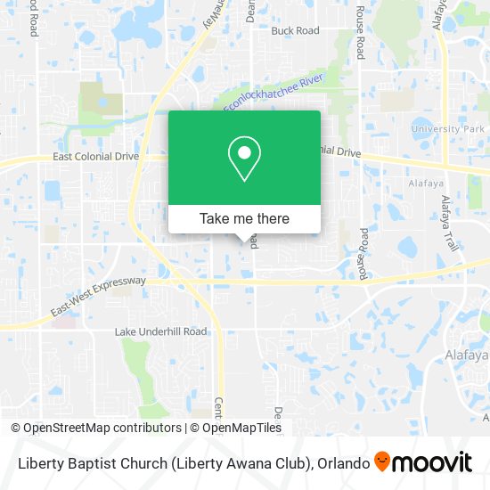 Mapa de Liberty Baptist Church (Liberty Awana Club)