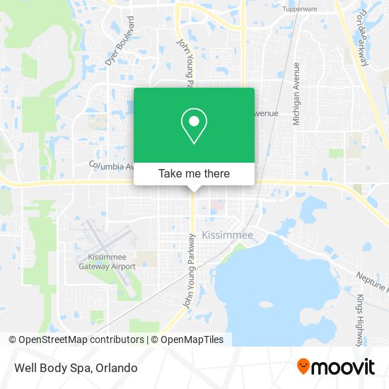 Well Body Spa map