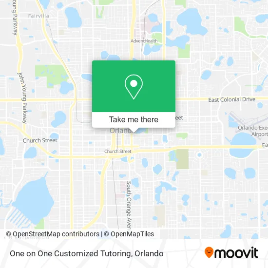 Mapa de One on One Customized Tutoring