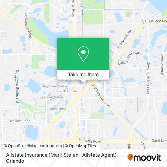 Mapa de Allstate Insurance (Mark Stefan - Allstate Agent)