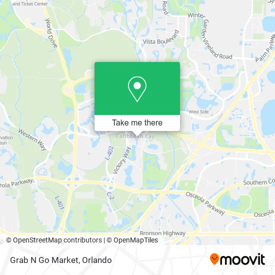 Mapa de Grab N Go Market