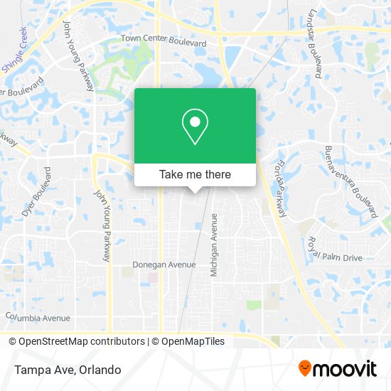 Tampa Ave map