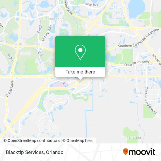 Blacktip Services map