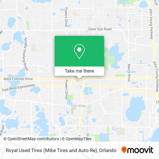 Royal Used Tires (Mike Tires and Auto Re) map