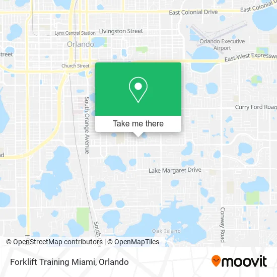 Mapa de Forklift Training Miami