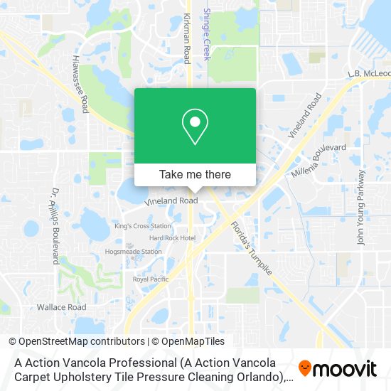 A Action Vancola Professional (A Action Vancola Carpet Upholstery Tile Pressure Cleaning Orlando) map