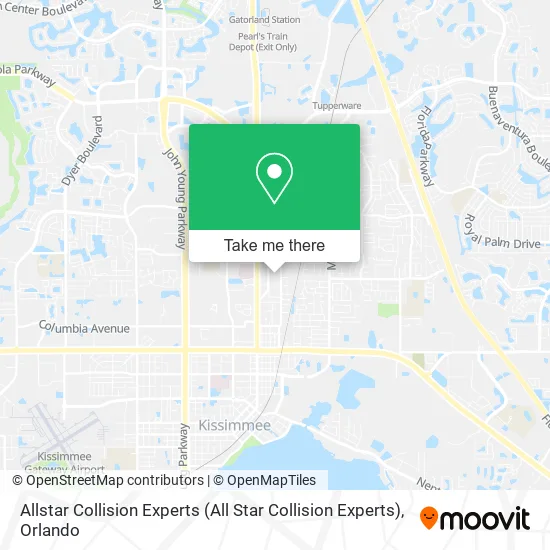 Mapa de Allstar Collision Experts (All Star Collision Experts)
