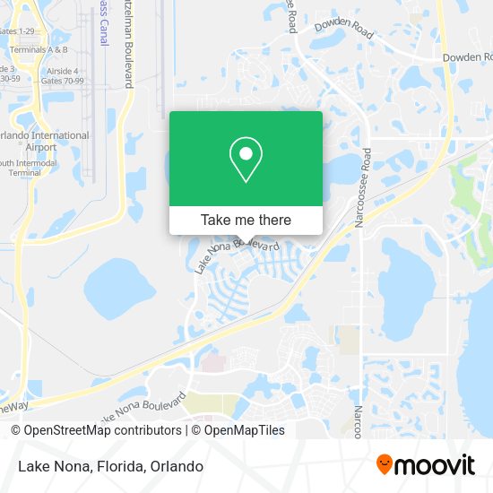 Mapa de Lake Nona, Florida