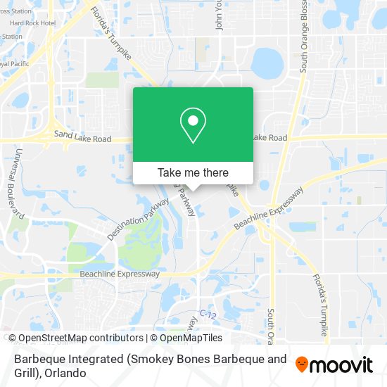 Barbeque Integrated (Smokey Bones Barbeque and Grill) map