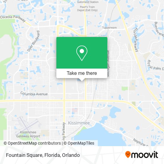 Fountain Square, Florida map