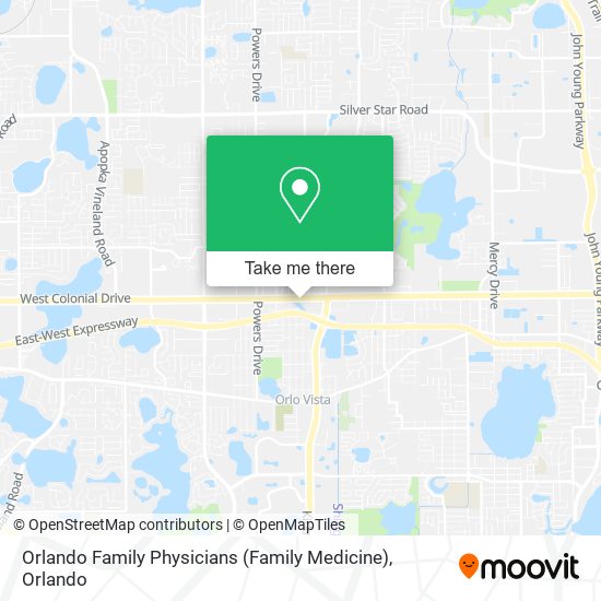 Mapa de Orlando Family Physicians (Family Medicine)