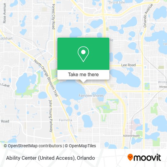 Mapa de Ability Center (United Access)