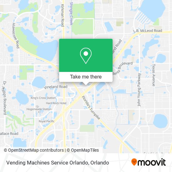 Vending Machines Service Orlando map