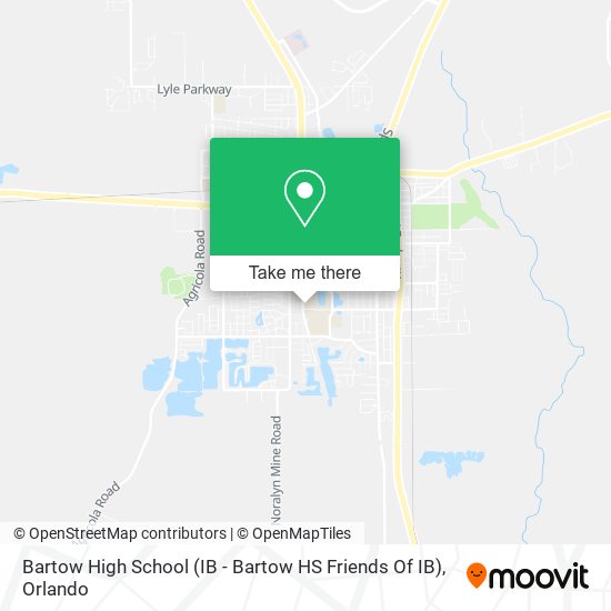 Bartow High School (IB - Bartow HS Friends Of IB) map