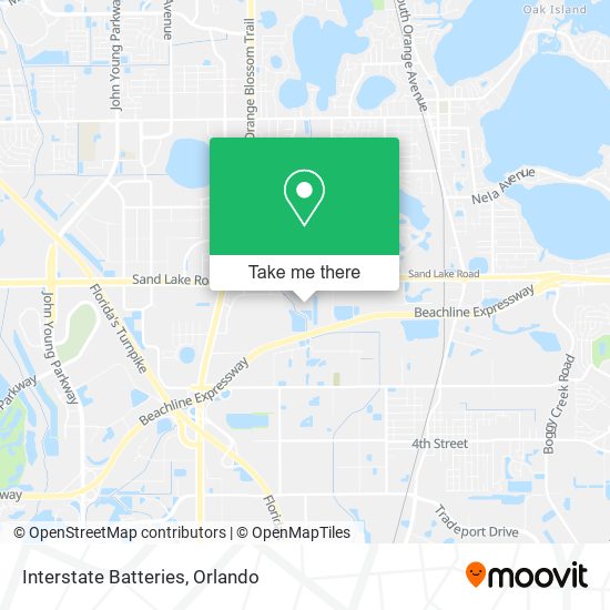 Interstate Batteries map