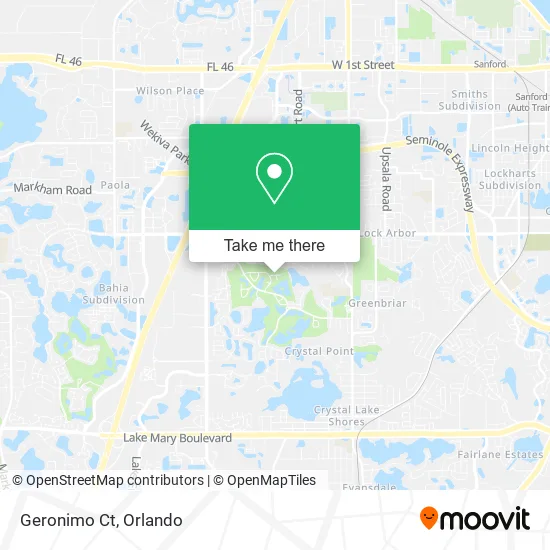 Geronimo Ct map
