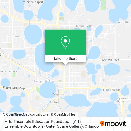 Arts Ensemble Education Foundation (Arts Ensemble Downtown - Outer Space Gallery) map