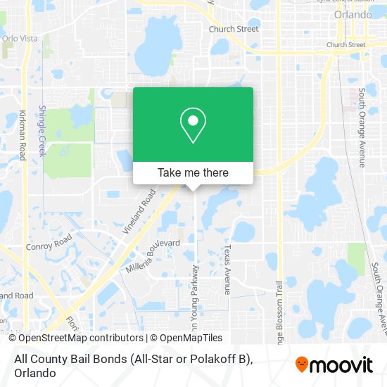 All County Bail Bonds (All-Star or Polakoff B) map