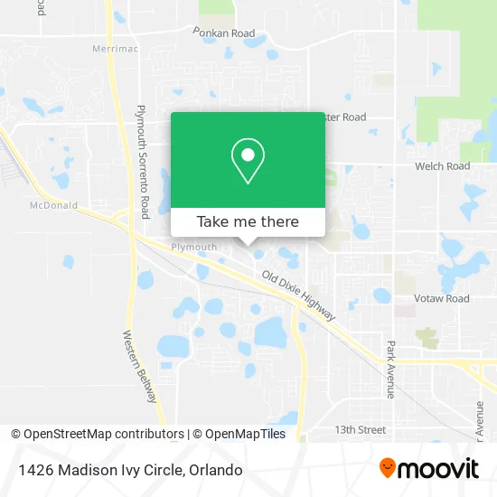 1426 Madison Ivy Circle map