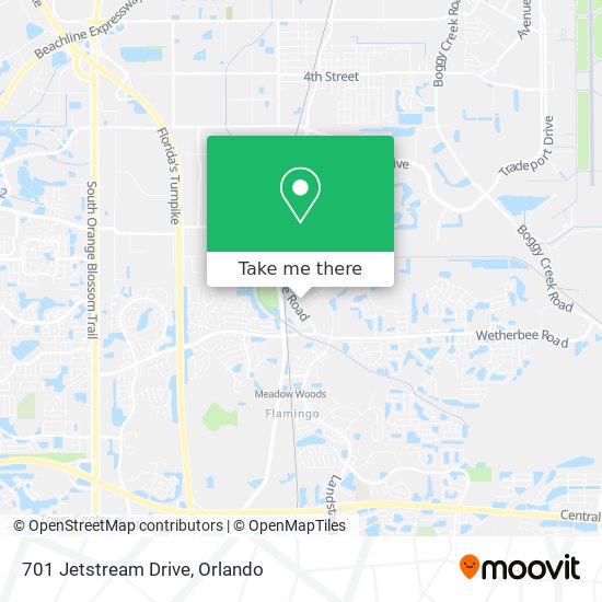 701 Jetstream Drive map
