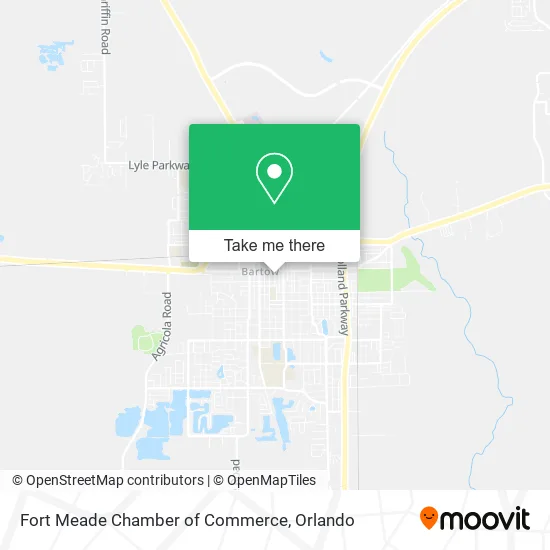Fort Meade Chamber of Commerce map