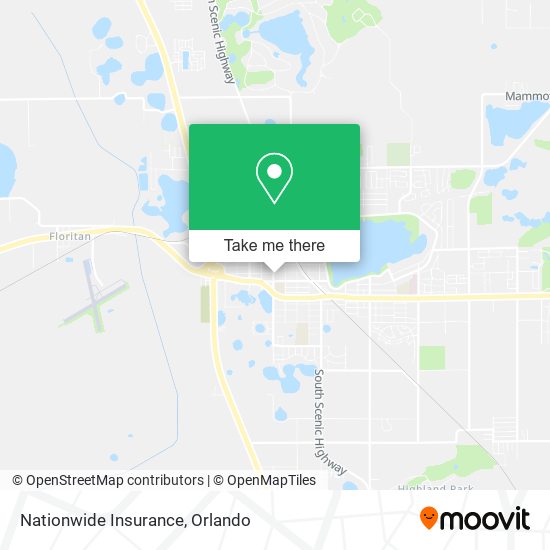 Mapa de Nationwide Insurance