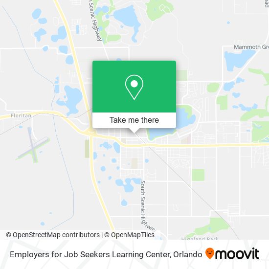 Mapa de Employers for Job Seekers Learning Center