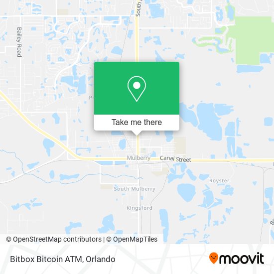 Mapa de Bitbox Bitcoin ATM