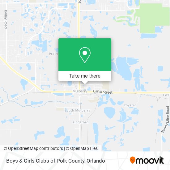 Mapa de Boys & Girls Clubs of Polk County