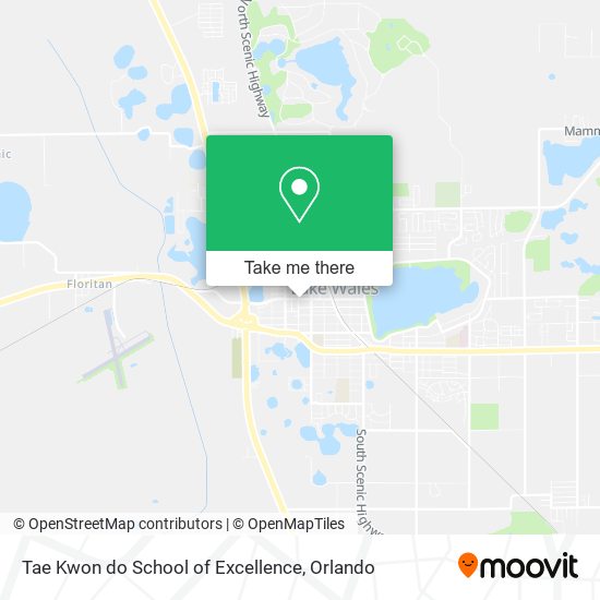 Tae Kwon do School of Excellence map